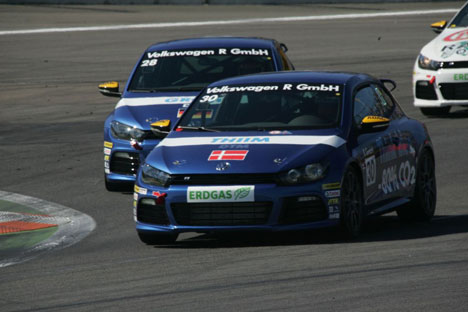 Det er sådan en racer som Maiken Rasmussen skal køre i